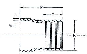 Adapter coupling dimensions