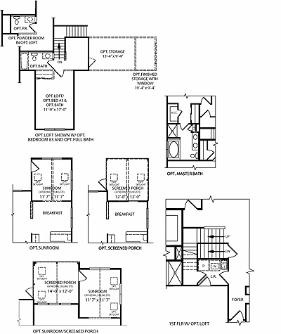 Optional Floor Plans